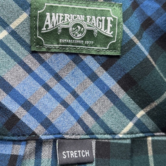 Pleated Skater Mini Skirt Size 0 Blue and Green Plaid    SKU 7 - Picture 9 of 9